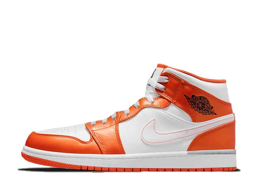 Air jordan orange and white best sale