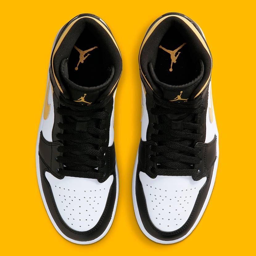 【スニダンで購入可】8/9・8/20発売 NIKE AIR JORDAN 1 MID "UNIVERSITY GOLD" 抽選/定価/販売店舗まとめ 6枚目