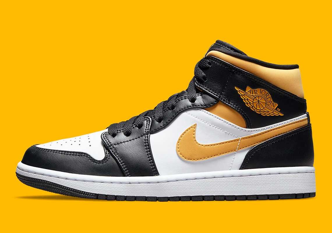 【スニダンで購入可】8/9・8/20発売 NIKE AIR JORDAN 1 MID "UNIVERSITY GOLD" 抽選/定価/販売店舗まとめ 4枚目