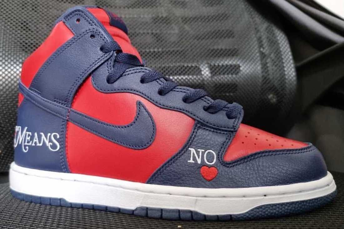 【スニダンで購入可】3/5発売 Supreme × Nike SB Dunk High "BY ANY MEANS" 3colors 抽選/定価/販売店舗まとめ  46枚目