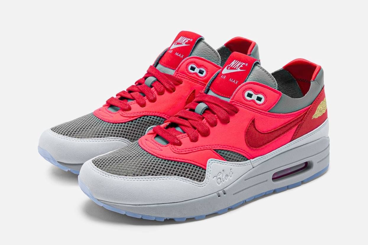 【スニダンで購入可】7/20発売 CLOT × NIKE AIR MAX 1 "K.O.D" SOLAR RED 抽選/定価/販売店舗まとめ 2枚目