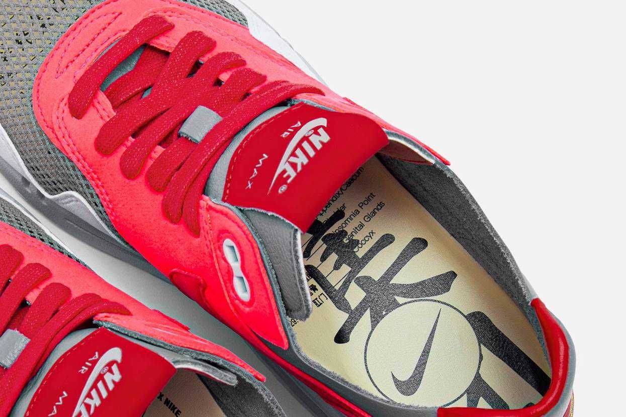 【スニダンで購入可】7/20発売 CLOT × NIKE AIR MAX 1 "K.O.D" SOLAR RED 抽選/定価/販売店舗まとめ 10枚目