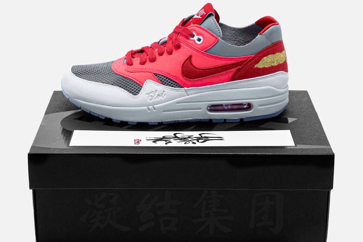 【スニダンで購入可】7/20発売 CLOT × NIKE AIR MAX 1 "K.O.D" SOLAR RED 抽選/定価/販売店舗まとめ 3枚目