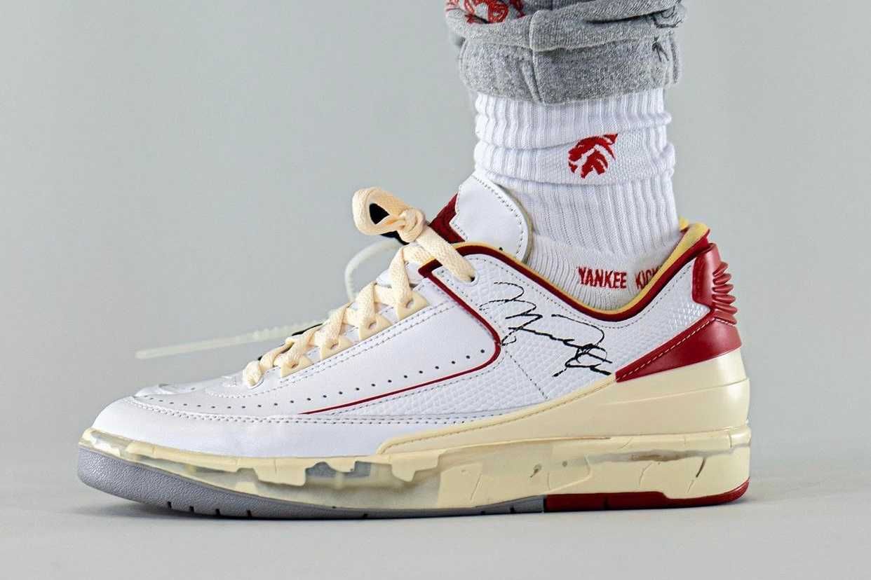 【スニダンで購入可】11/12発売 Off-White × Nike Air Jordan 2 Low 2colors 抽選/定価/販売店舗まとめ 23枚目