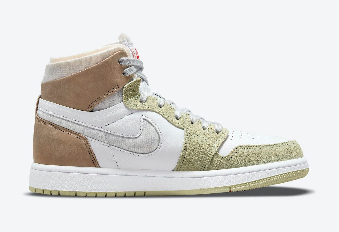 【販売リンクあり】9/8発売 NIKE AIR JORDAN 1 ZOOM COMFORT "OLIVE AURA" 抽選/定価/販売店舗まとめ 6枚目