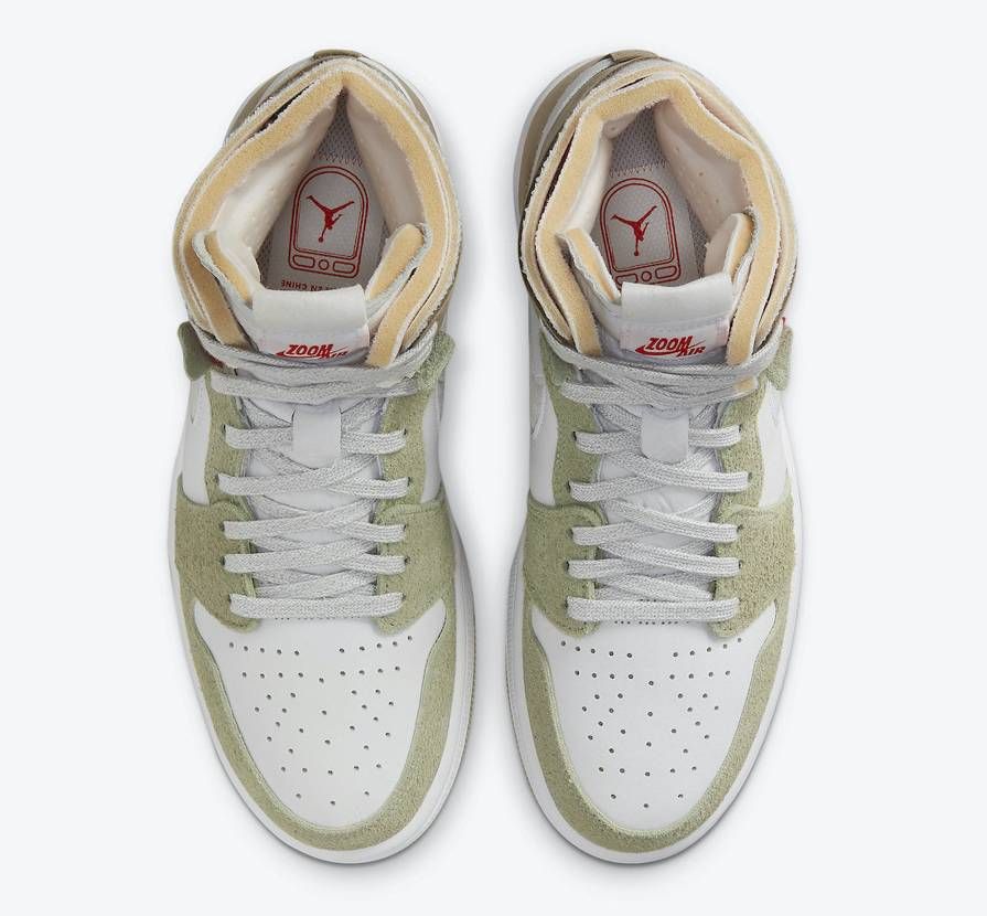【販売リンクあり】9/8発売 NIKE AIR JORDAN 1 ZOOM COMFORT "OLIVE AURA" 抽選/定価/販売店舗まとめ 7枚目