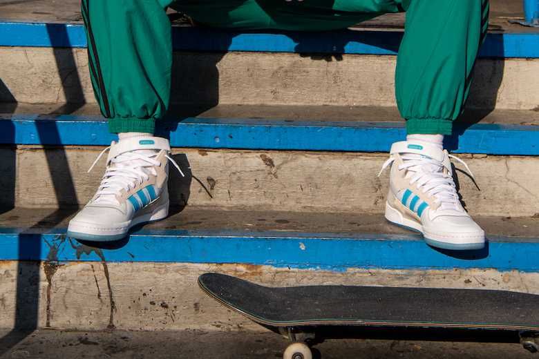 【スニダンで購入可】7/24発売 DIEGO NAJERA × ADIDAS ORIGINALS  SKATEBOARDING FORUM 84 ADV "SIGNAL CYAN" 抽選/定価/販売店舗まとめ 2枚目