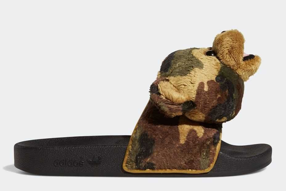 【スニダンで購入可】11/1・11/11・11/12発売 Jeremy Scott × adidas originals adilette Teddy 2colors  抽選/定価/販売店舗まとめ 7枚目