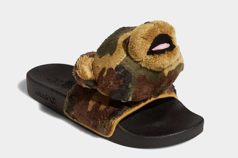 【スニダンで購入可】11/1・11/11・11/12発売 Jeremy Scott × adidas originals adilette Teddy 2colors  抽選/定価/販売店舗まとめ 11枚目