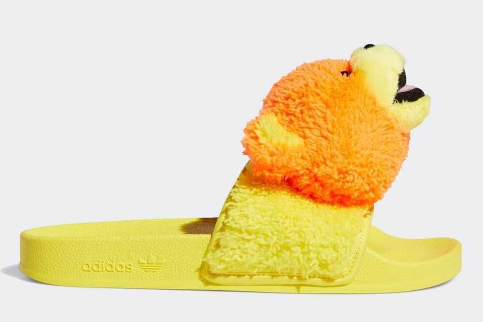【スニダンで購入可】11/1・11/11・11/12発売 Jeremy Scott × adidas originals adilette Teddy 2colors  抽選/定価/販売店舗まとめ 6枚目
