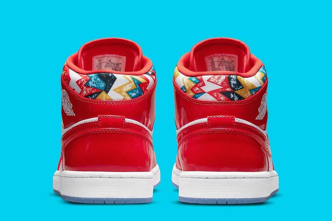 【リーク】NIKE AIR JORDAN 1 MID "BARCELONA SWEATER PRINT" 抽選/定価/販売店舗まとめ 5枚目