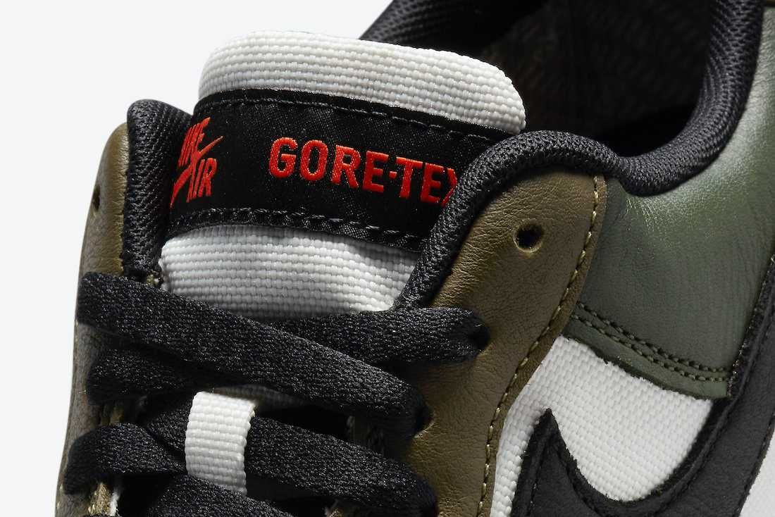 【スニダンで購入可】8/13発売 NIKE AIR FORCE 1 GORE TEX "MEDIUM OLIVE" 抽選/定価/販売店舗まとめ 11枚目