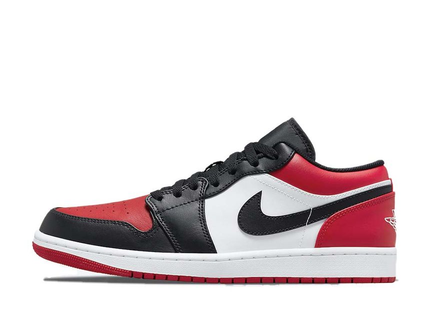 Nike Air Jordan 1 Low Bred Toeジョーダンブレッド