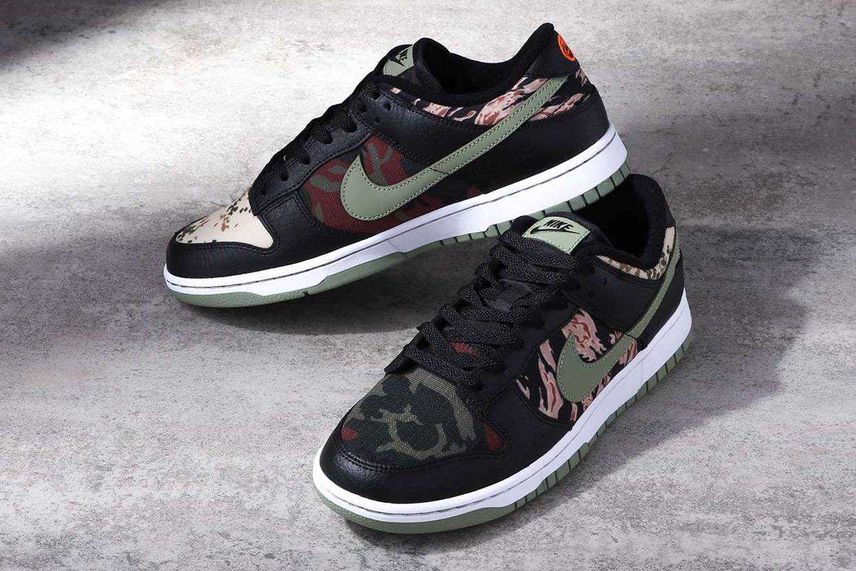 【販売リンクあり】7/30発売 NIKE DUNK LOW SE "BLACK MULTI CAMO" 抽選/定価/発売店舗まとめ