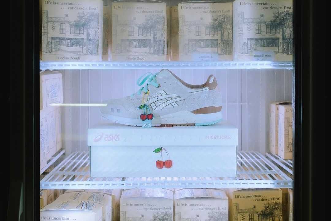 【スニダンで購入可】7/31発売 NICE KICKS × ASICS GEL-LYTE Ⅲ "NICE CREAM" 抽選/定価/販売店舗まとめ 2枚目