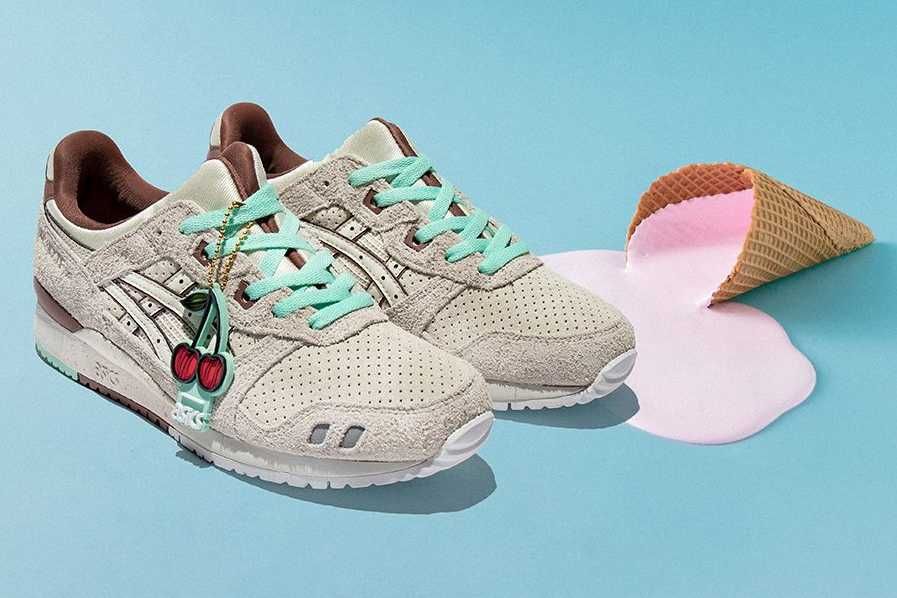 【スニダンで購入可】7/31発売 NICE KICKS × ASICS GEL-LYTE Ⅲ "NICE CREAM" 抽選/定価/販売店舗まとめ