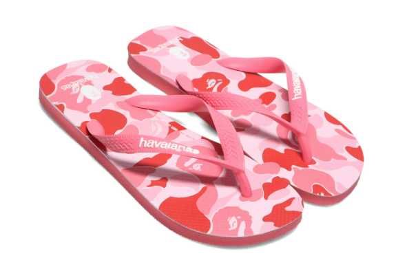 【スニダンで購入可】8/1発売 A BATHING APE × HAVAIANAS 5COLORS 抽選/定価/販売店舗まとめ 6枚目