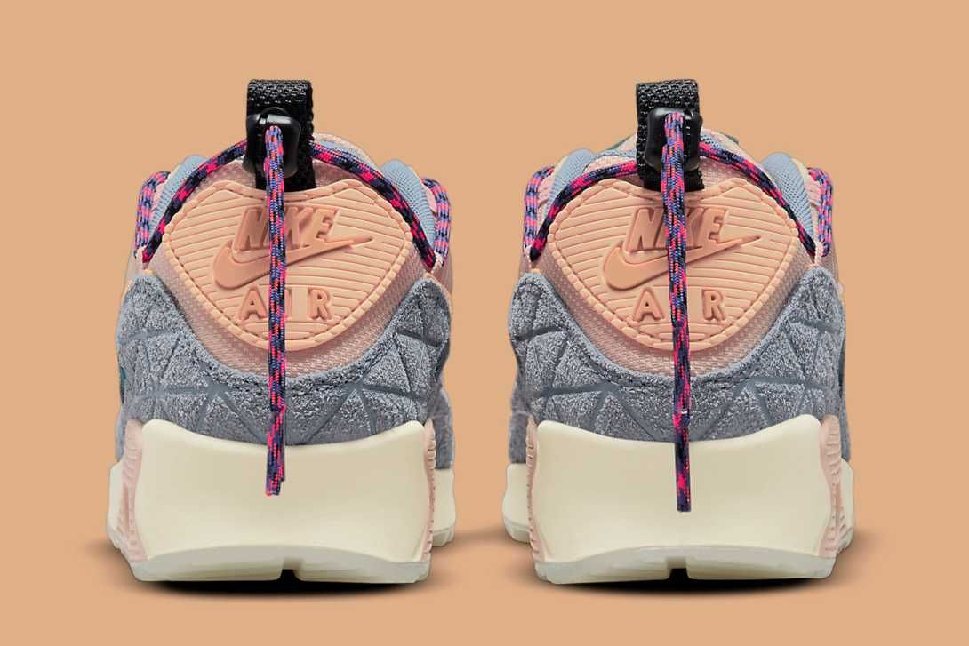 【スニダンで購入可】8/1・8/13発売 NIKE WMNS AIR MAX 90 SE "FOSSIL STONE/TWINE ASHEN SLATE" 抽選/定価/販売店舗まとめ 4枚目