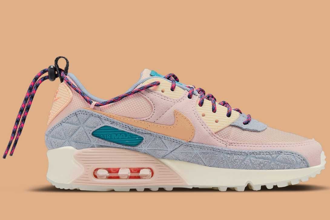 【スニダンで購入可】8/1・8/13発売 NIKE WMNS AIR MAX 90 SE "FOSSIL STONE/TWINE ASHEN SLATE" 抽選/定価/販売店舗まとめ 3枚目