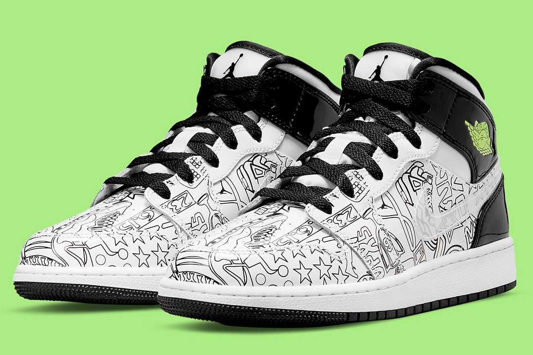 【スニダンで購入可】 8/4発売 NIKE GS AIR JORDAN 1 MID "DIY" 抽選/定価/販売店舗まとめ 3枚目