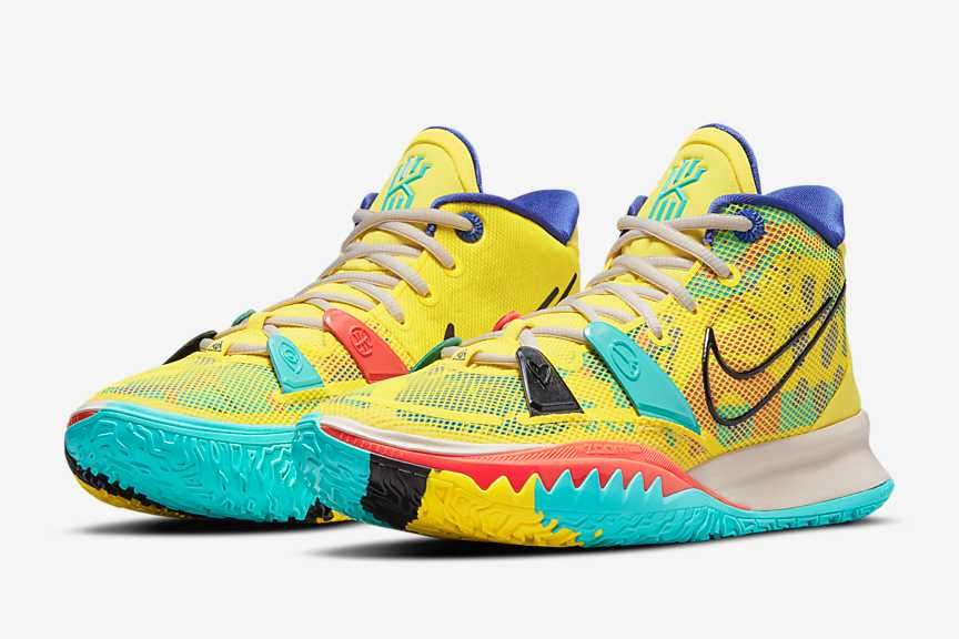 【スニダンで購入可】8/8発売 NIKE KYRIE 7 "YELLOW STRIKE" 抽選/定価/販売店舗まとめ 3枚目