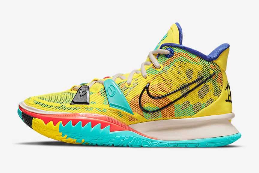 【スニダンで購入可】8/8発売 NIKE KYRIE 7 "YELLOW STRIKE" 抽選/定価/販売店舗まとめ 4枚目