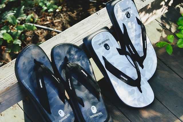 【スニダンで購入可】8/1発売 A BATHING APE × HAVAIANAS 5COLORS 抽選/定価/販売店舗まとめ 3枚目