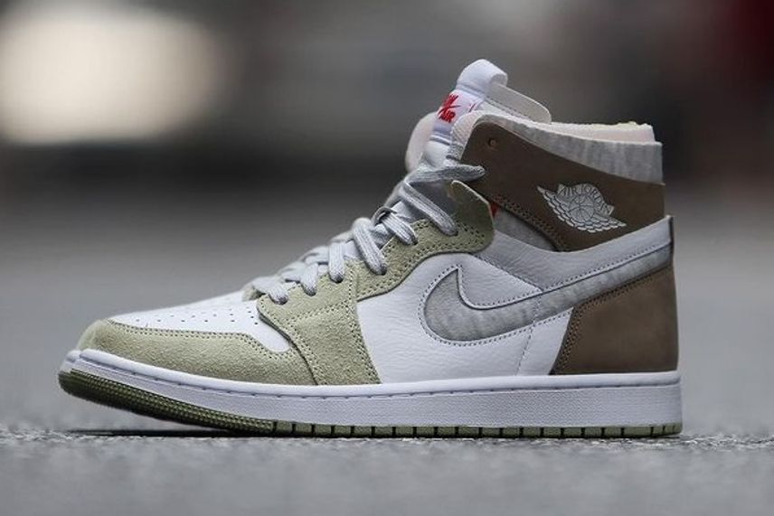 NIKE エアジョーダン1 ズームエアコンフォートナチュラルオリーブ NIKE エアジョーダン1 ズームエアコンフォートナチュラルオリーブ