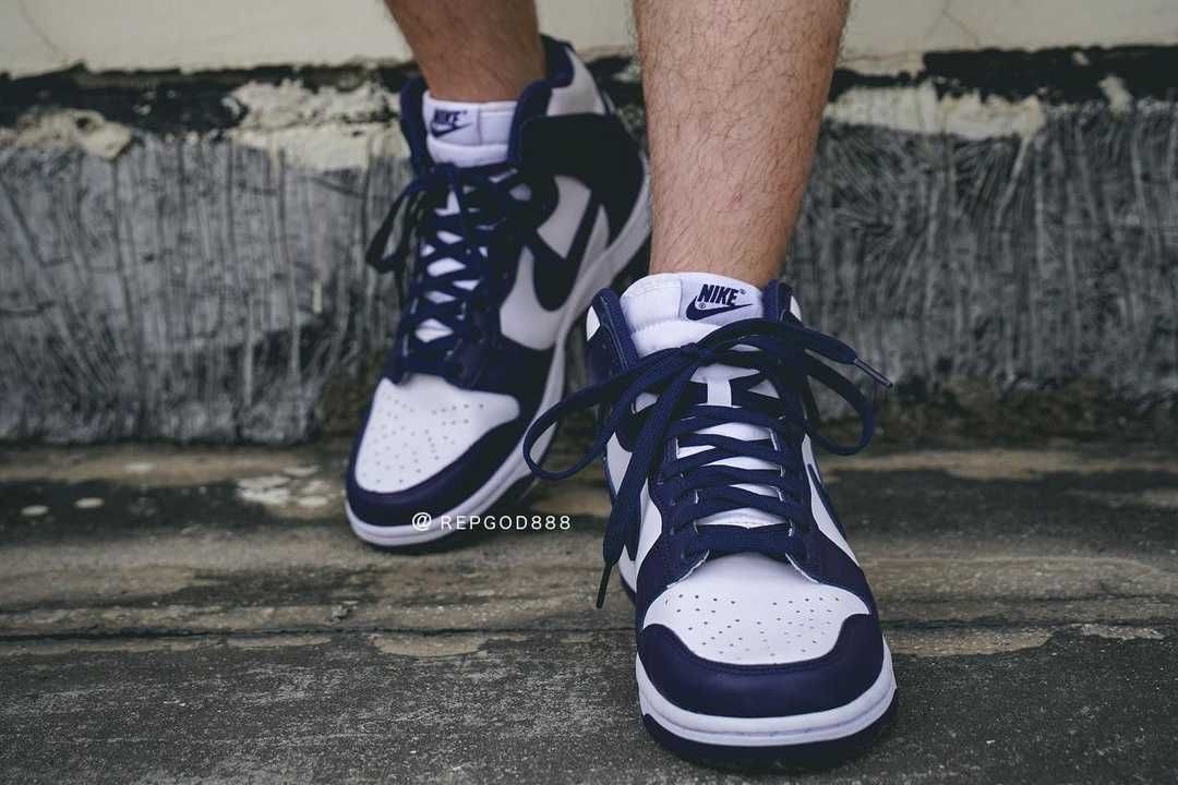 【スニダンで購入可】8/26発売 NIKE DUNK HIGH "CHAMPIONSHIP NAVY" 抽選/定価/販売店舗まとめ 2枚目