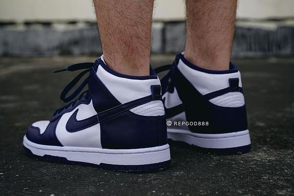【スニダンで購入可】8/26発売 NIKE DUNK HIGH "CHAMPIONSHIP NAVY" 抽選/定価/販売店舗まとめ 5枚目