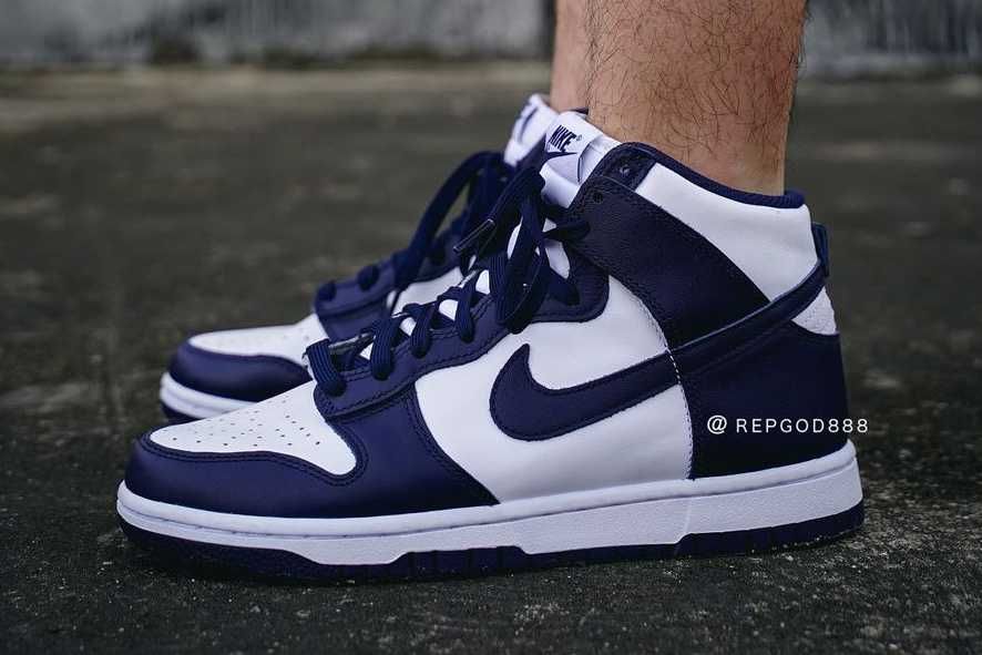 【スニダンで購入可】8/26発売 NIKE DUNK HIGH "CHAMPIONSHIP NAVY" 抽選/定価/販売店舗まとめ 4枚目