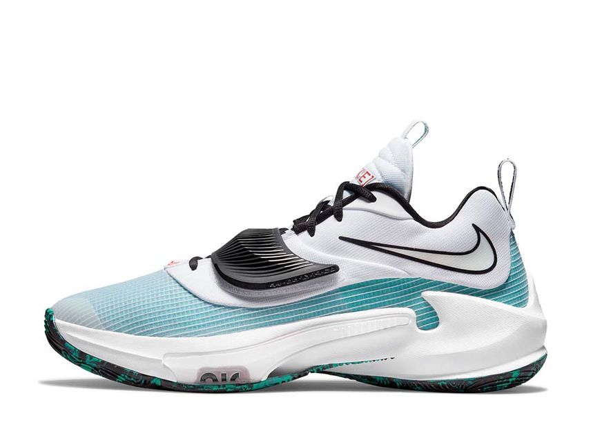 Nike Zoom Freak 3 White Clear Emerald