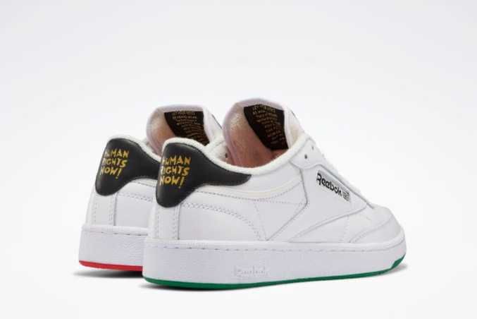 【スニダンで購入可】8/21発売 HUMAN RIGHTS NOW ! × REEBOK CLASSIC CLUB C 85 2COLORS 抽選/定価/販売店舗まとめ 5枚目