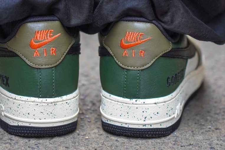 【スニダンで購入可】8/13発売 NIKE AIR FORCE 1 GORE TEX "MEDIUM OLIVE" 抽選/定価/販売店舗まとめ 3枚目