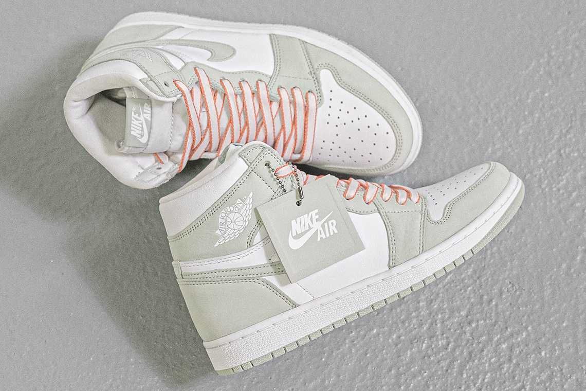 【スニダンで購入可】8/12・9/27発売 Nike Wmns Air Jordan 1 "Seafoam" 抽選/定価/販売店舗まとめ 7枚目