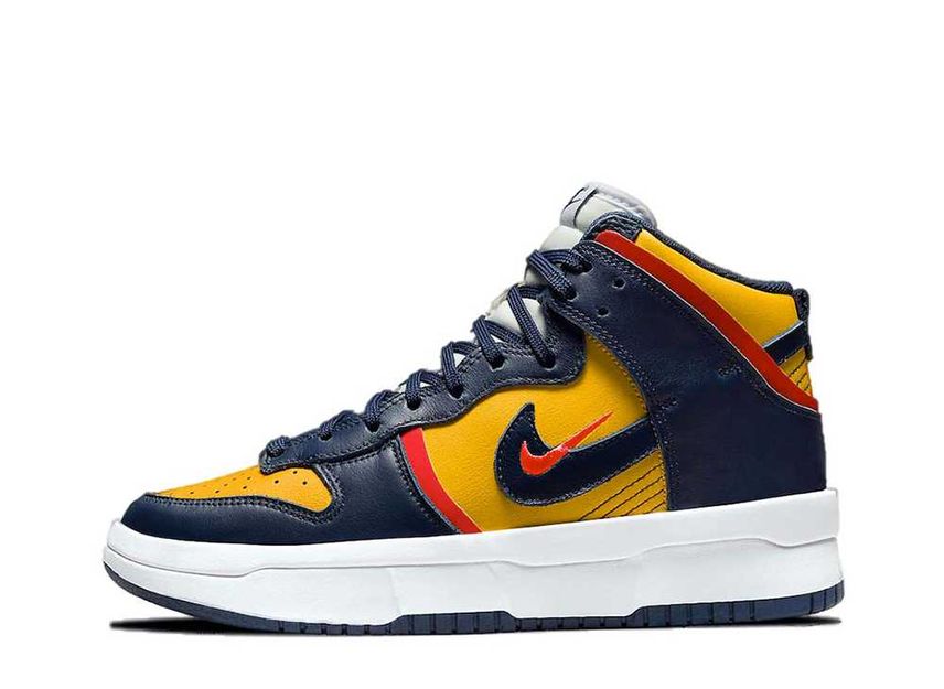 シルバー/レッド NIKE DUNK HI VARSITY MAIZE ダンク ジョーダン