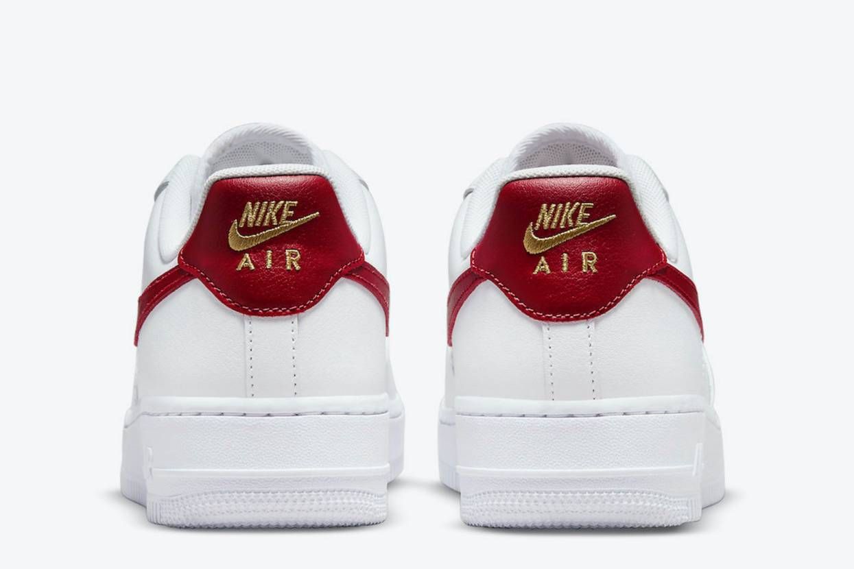 【リーク】2021年発売 NIKE AIR FORCE 1 ’07 ESSENTIAL "GYM RED" 抽選/定価/販売店舗まとめ 5枚目