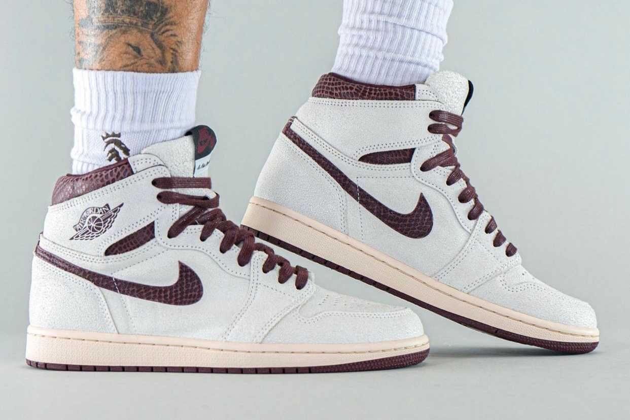 【スニダンで購入可】12/4発売 A Ma Maniére × Nike Air Jordan 1 Retro High OG "Sail and Burgundy" 抽選/定価/販売店舗まとめ 19枚目