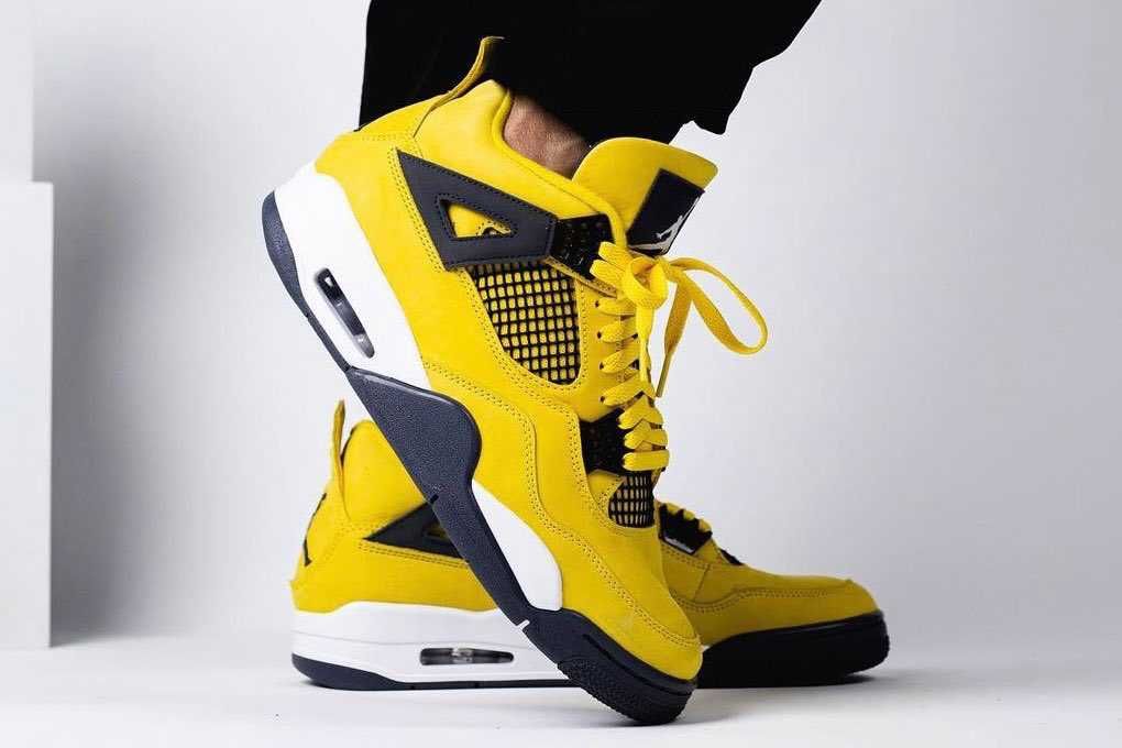 【スニダンで購入可】8/28・9/2発売 NIKE AIR JORDAN 4 "TOUR YELLOW" 抽選/定価/販売店舗まとめ 4枚目