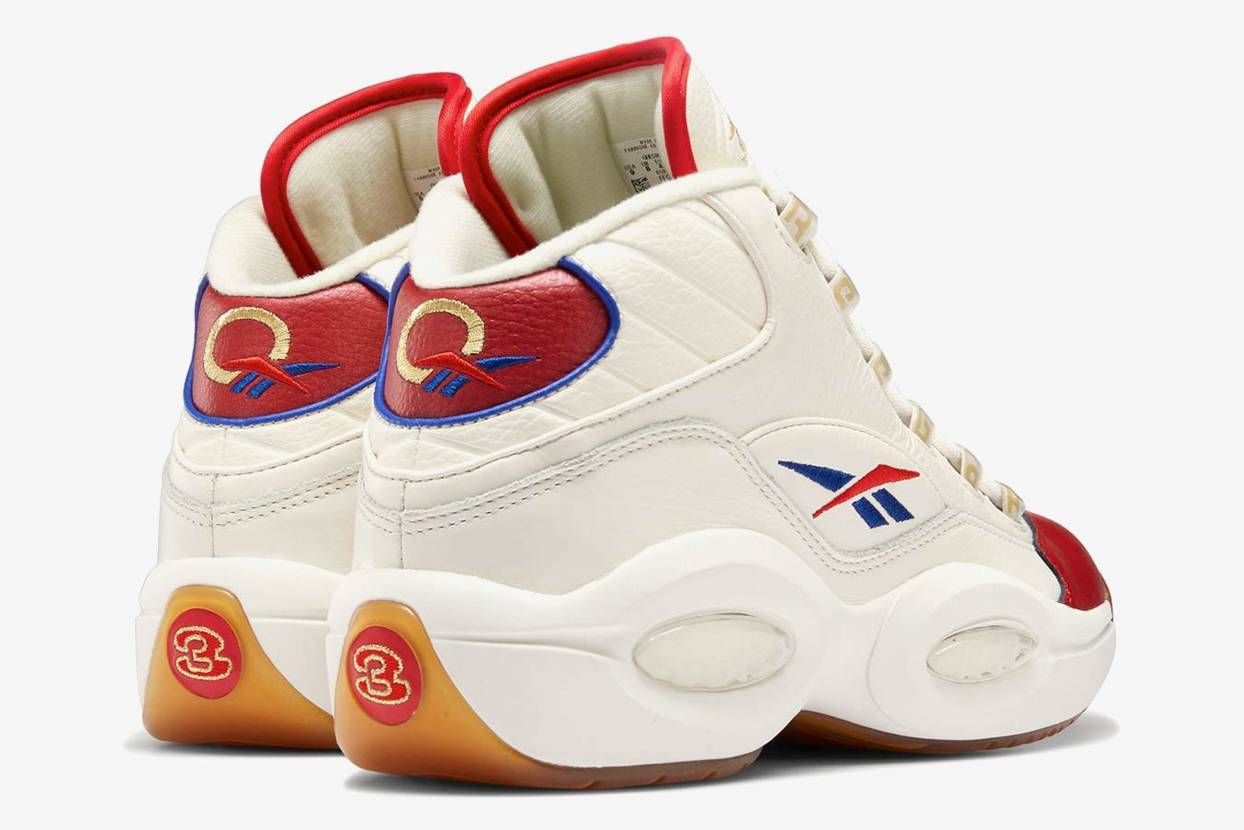 【スニダンで購入可】8/20発売 REEBOK QUESTION MID "CHALK/VECTOR RED/VECTOR BLUE"  抽選/定価/販売店舗まとめ 5枚目