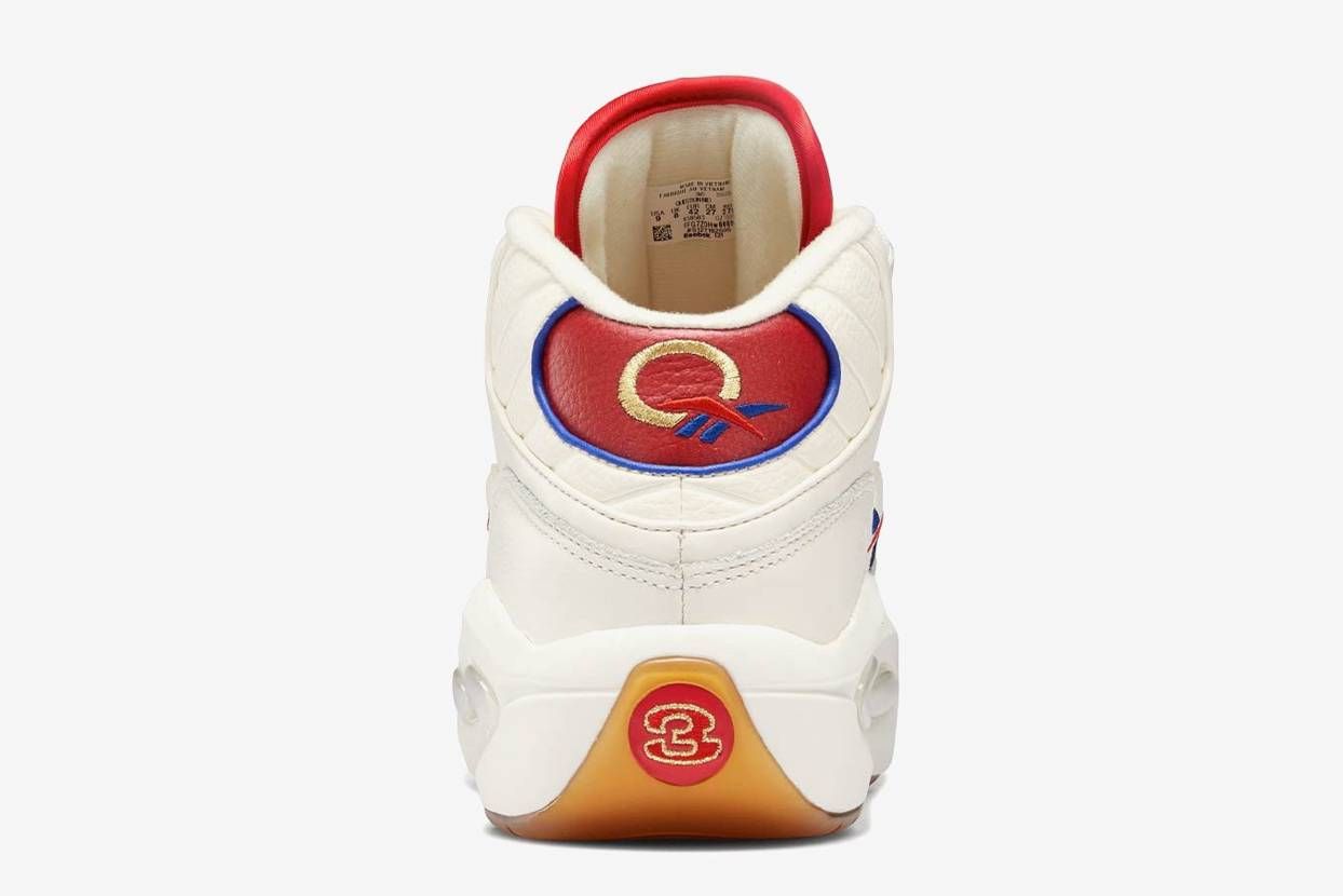 【スニダンで購入可】8/20発売 REEBOK QUESTION MID "CHALK/VECTOR RED/VECTOR BLUE"  抽選/定価/販売店舗まとめ 4枚目
