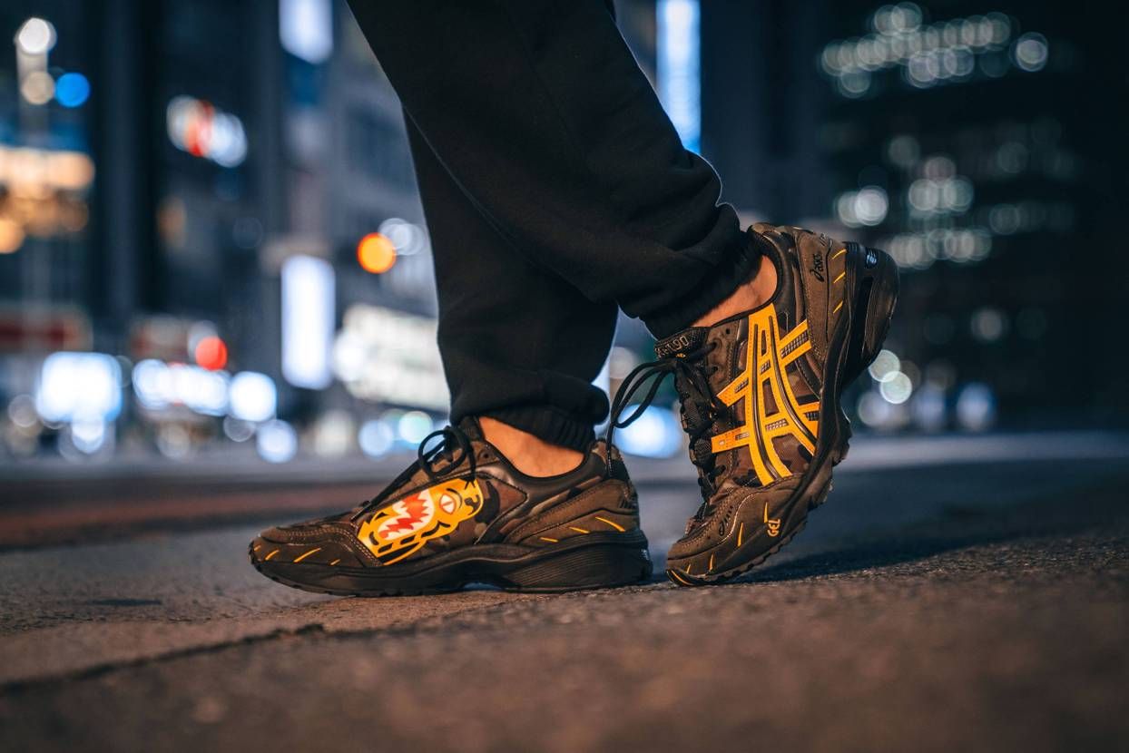 【販売リンクあり】8/22発売 A BATHING APE × ASICS GEL-1090 "TIGER" 抽選/定価/販売店舗まとめ 3枚目