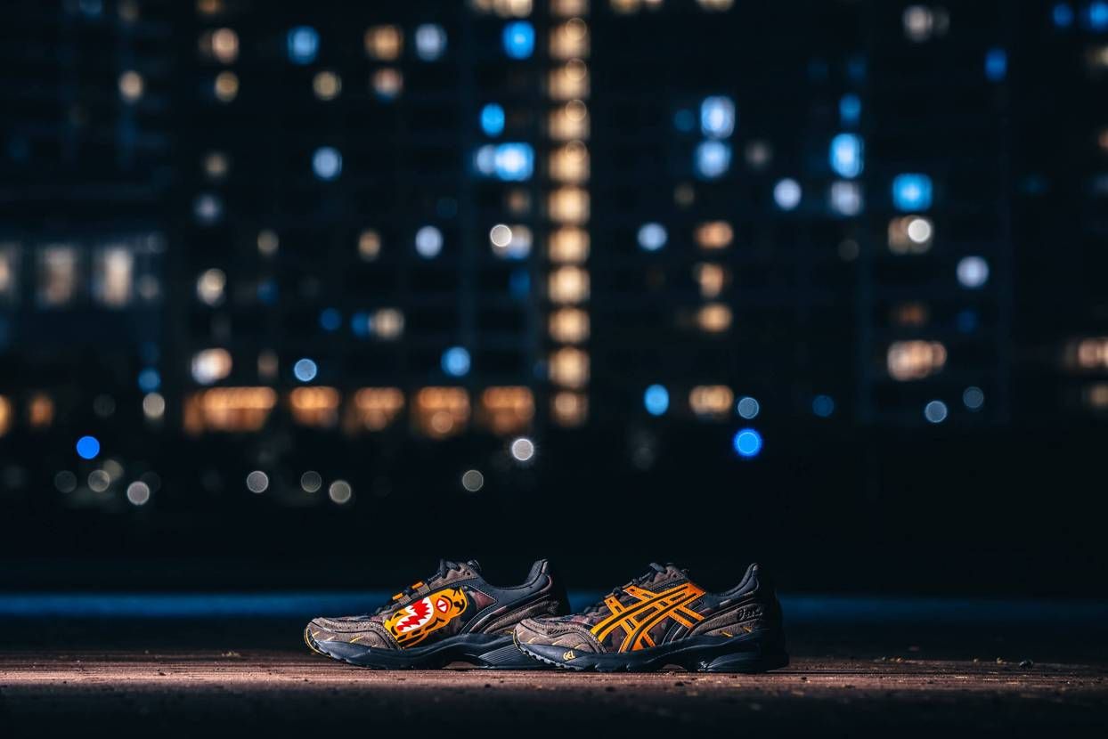 【販売リンクあり】8/22発売 A BATHING APE × ASICS GEL-1090 "TIGER" 抽選/定価/販売店舗まとめ 4枚目