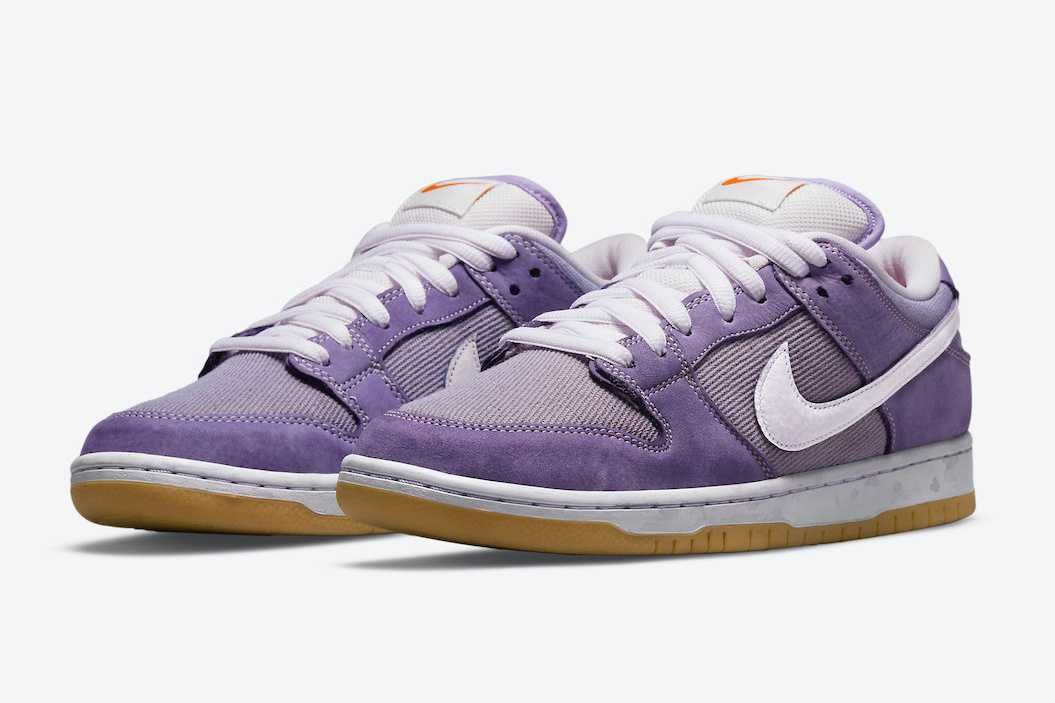 【スニダンで購入可】9/4発売 NIKE SB ORANGE LABEL DUNK LOW PRO ISO "LILAC" 抽選/定価/販売店舗まとめ 3枚目
