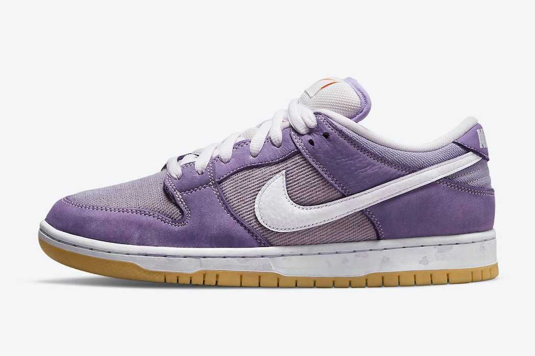 【スニダンで購入可】9/4発売 NIKE SB ORANGE LABEL DUNK LOW PRO ISO "LILAC" 抽選/定価/販売店舗まとめ 4枚目