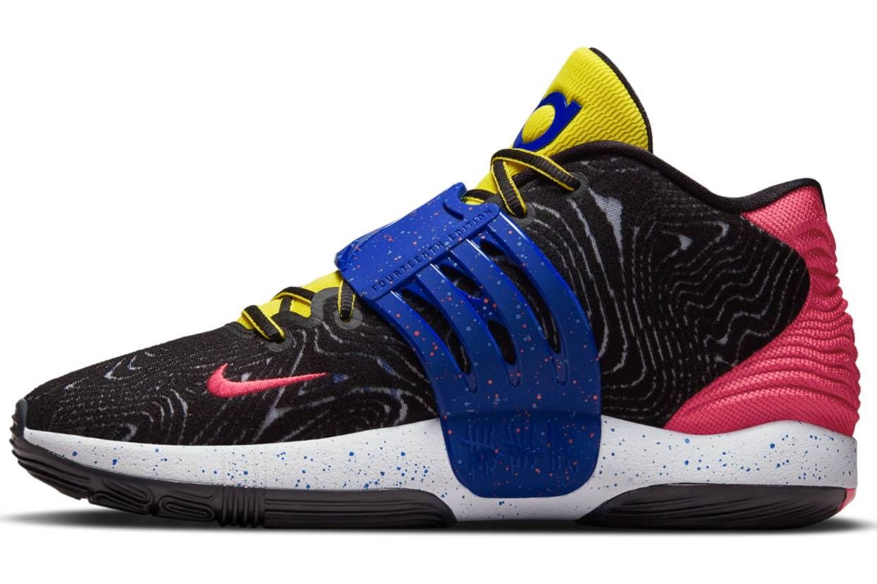 【スニダンで購入可】8/27発売 NIKE KD 14 "BLACK/FUSION RED/WHITE" 抽選/定価/販売店舗まとめ 3枚目
