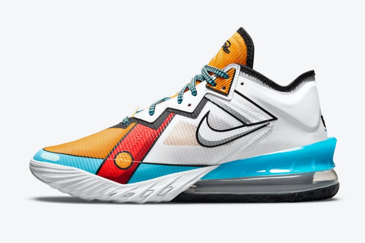 【スニダンで購入可】9/1発売 NIKE LEBRON 18 LOW "CARTOON ART" 抽選/定価/販売店舗まとめ 6枚目