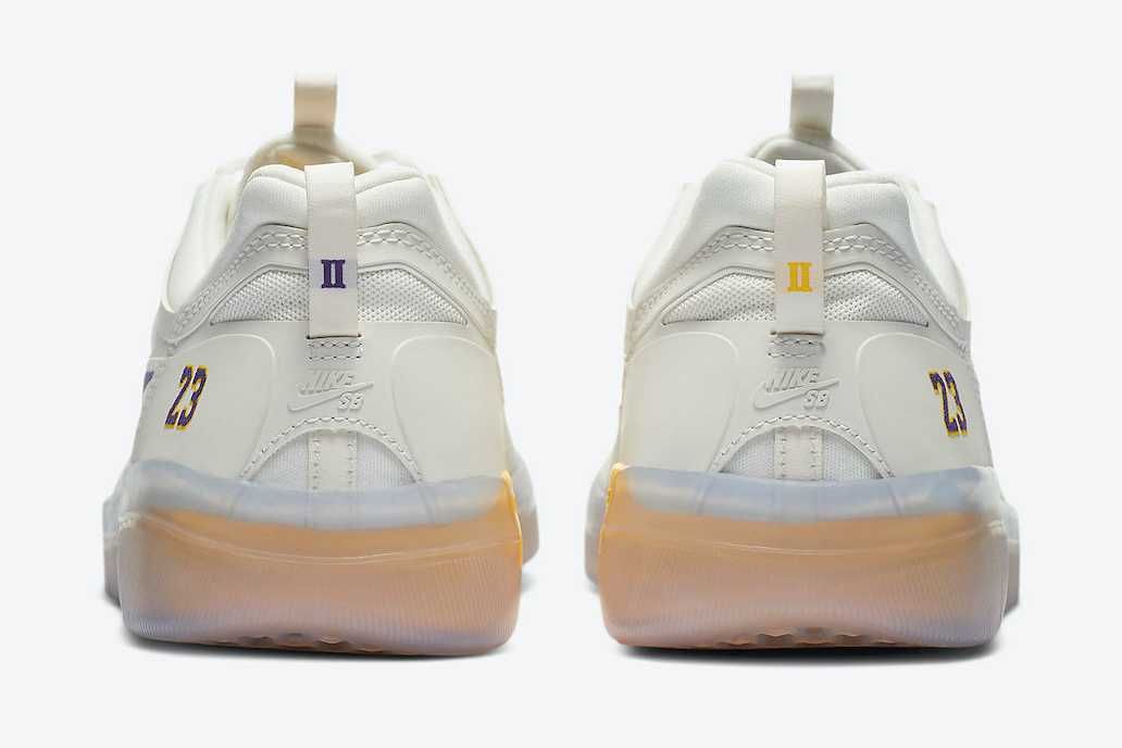 【スニダンで購入可】8/27発売 NBA × NIKE SB NYJAH FREE 2 "LAKERS" 抽選/定価/販売店舗まとめ 6枚目