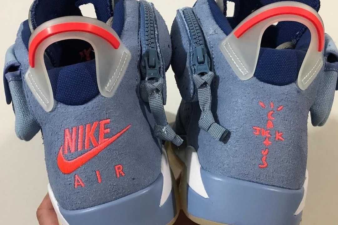 【リーク】Travis Scott × Nike Air Jordan 6 "Blue" 抽選/定価/販売店舗まとめ 4枚目