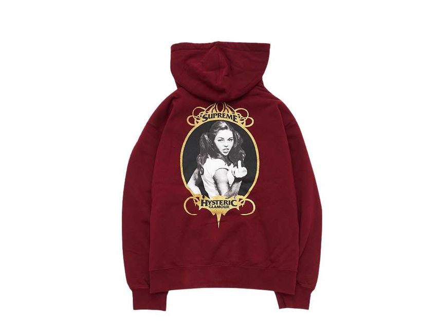 Supreme x sales hysteric glamour hoodie